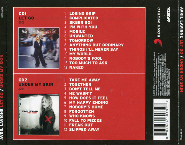 Avril Lavigne – Let Go / Under My Skin (CD) [2]
