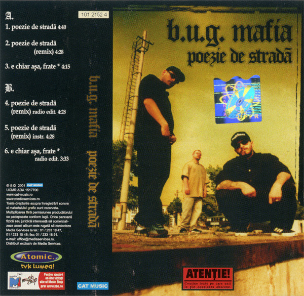 B.U.G. Mafia - Poezie De Stradă , (Casetă Audio) [2]