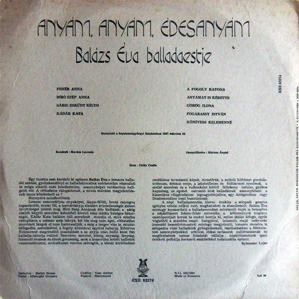 Balázs Éva - Anyám, Anyám, Édesanyám [2]