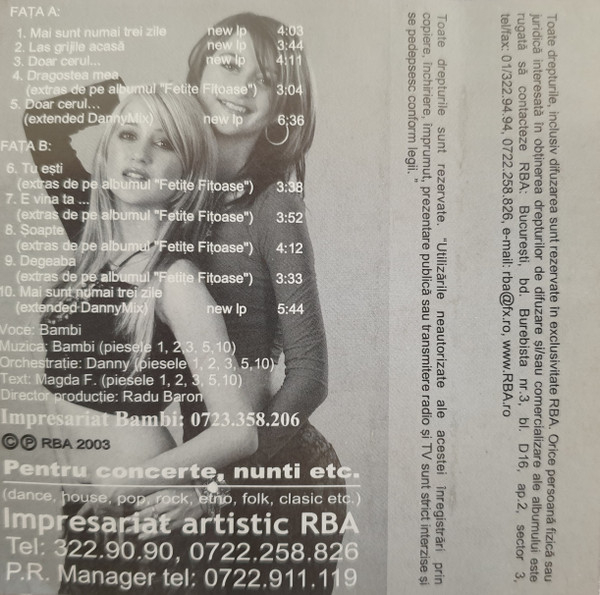 Bambi (26) – Mai Sunt Trei Zile (CASETA) [2]