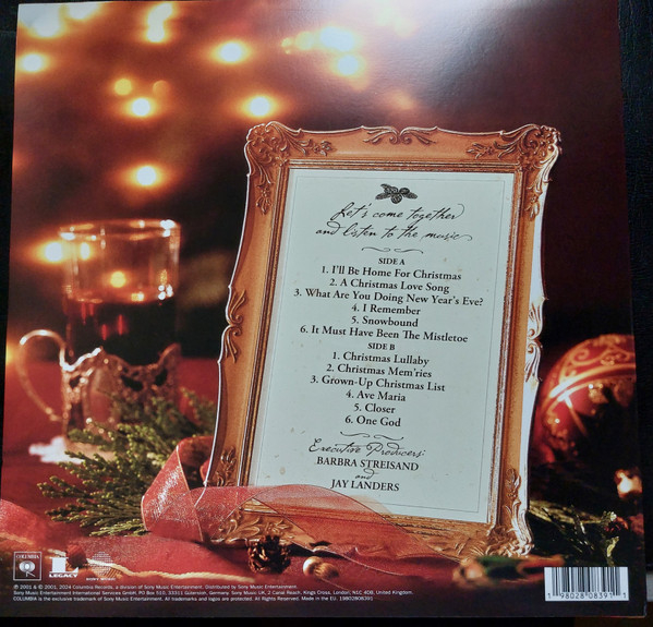 Barbra Streisand – Christmas Memories, (Disc Vinil) [2]