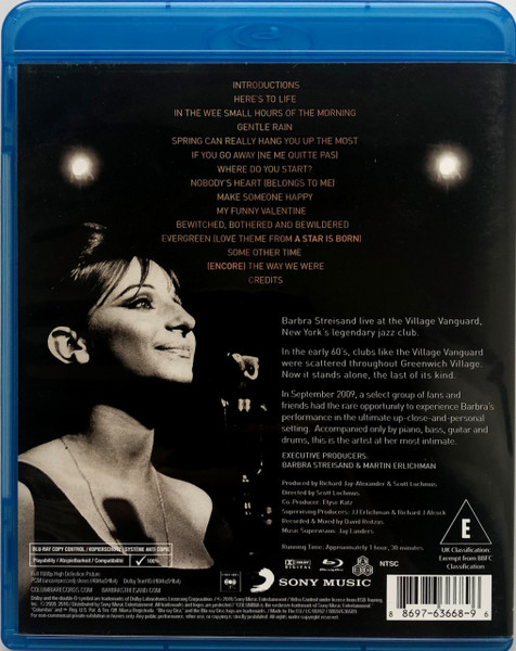 Barbra Streisand – One Night Only: Barbra Streisand And Quartet Live At The Village Vanguard [2]