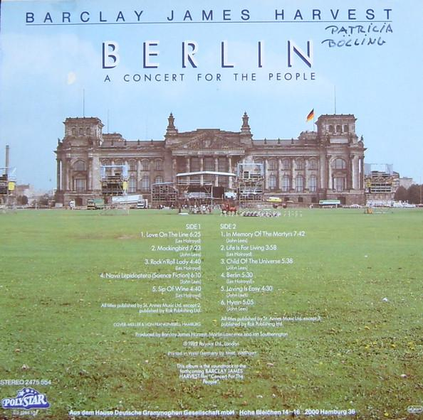 Barclay James Harvest - Berlin (A Concert For The People) [2]