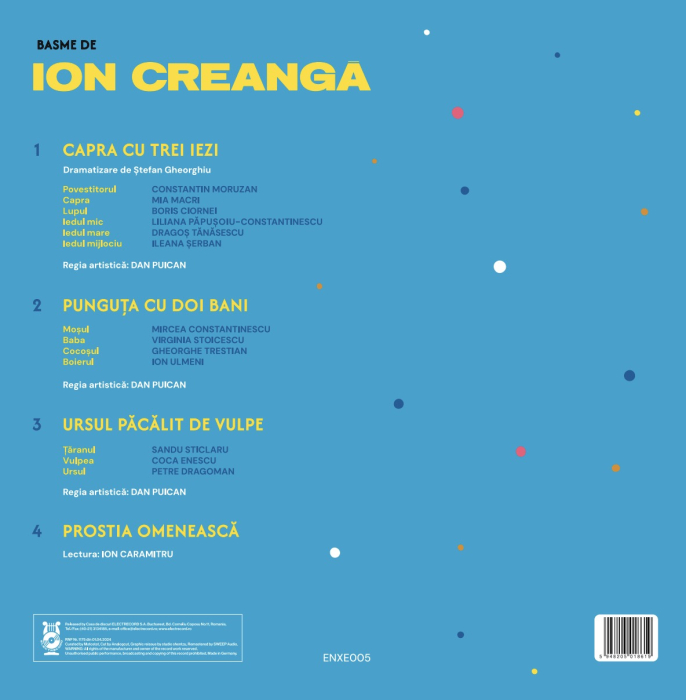 Basme de Ion Creangă – Vinyl, (Disc Vinil) [2]