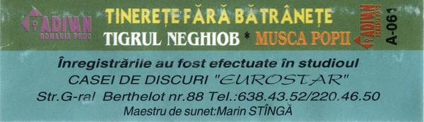 Basme Pentru Copii (Tinerețe Fără Bătrânețe / Tigrul Neghiob / Musca Popii) [2]