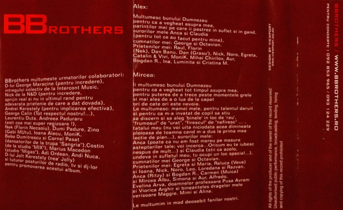 BBrothers – E Prima Oara (Caseta Audio) [2]