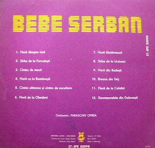 Bebe Șerban – Bebe Șerban, (Disc Vinil) [2]