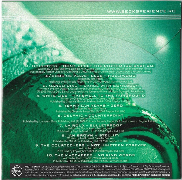 Beck'sperience Music Collection (CD) [2]