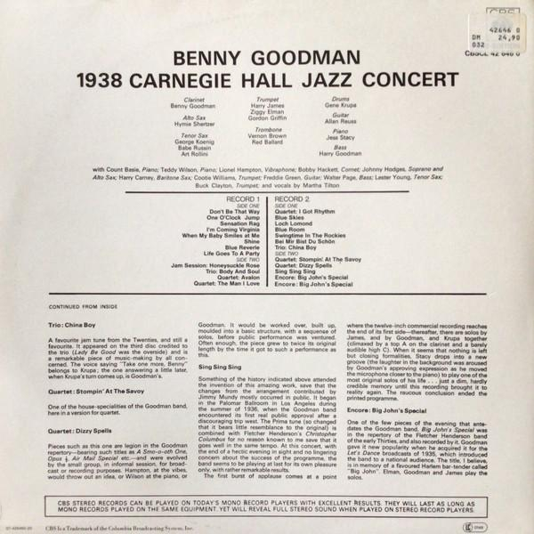 Benny Goodman - The Famous 1938 Carnegie Hall Jazz Concert [2]