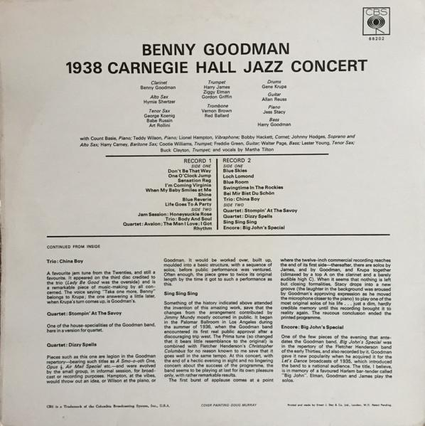 Benny Goodman - The Famous 1938 Carnegie Hall Jazz Concert [2]