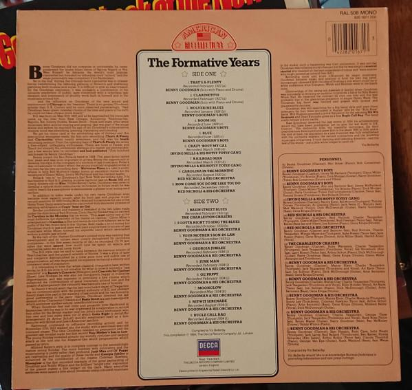 Benny Goodman - The Formative Years, (Disc Vinil) [2]