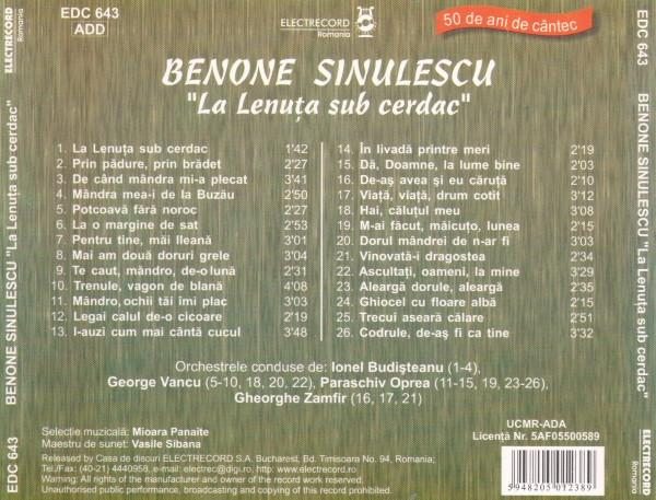 Benone Sinulescu - La Lenuța Sub Cerdac [2]