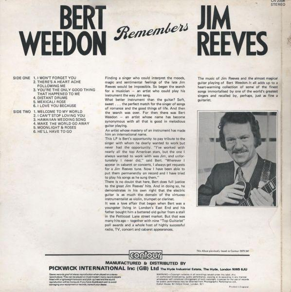 Bert Weedon - Remembers Jim Reeves [2]