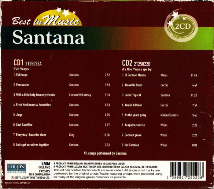 Best in Music - Santana (2xCD) [2]