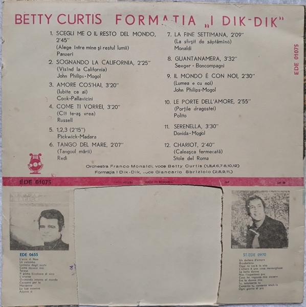 Betty Curtis - Betty Curtis Formația „I Dik-Dik“ [2]