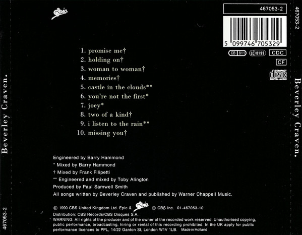 Beverley Craven - Beverley Craven. (CD) [2]