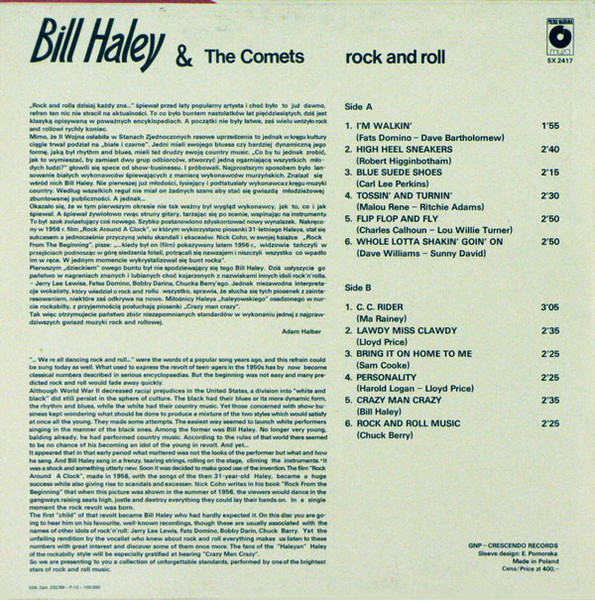 Bill Haley & The Comets* – Rock And Roll (VINIL) [2]