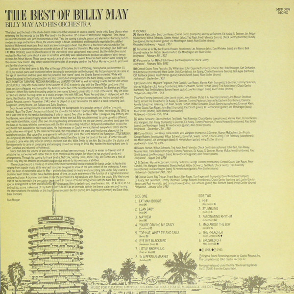 Billy May And His Orchestra - The Best Of Billy May [2]