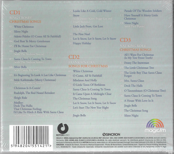 Bing Crosby / Frank Sinatra / Nat King Cole – Christmas Stars & The City (3xCD) [2]