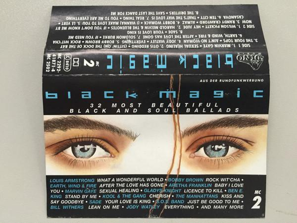 Black Magic 1 - 32 Most Beautiful Black And Soul Ballads, (Casetă Audio) [2]