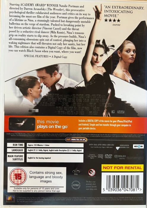 Black Swan / Lebăda neagră (DVD) [2]