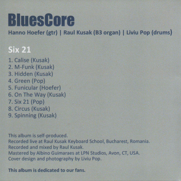 BluesCore – Six 21 (CD) [2]