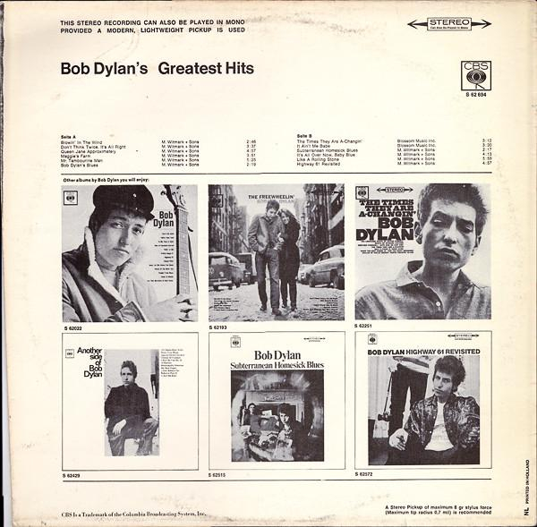 Bob Dylan - Bob Dylans Greatest Hits [2]