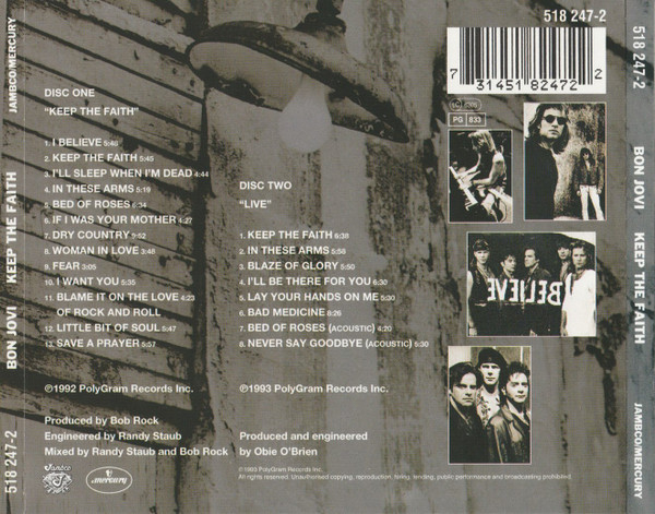 Bon Jovi - Keep The Faith (CD) [2]