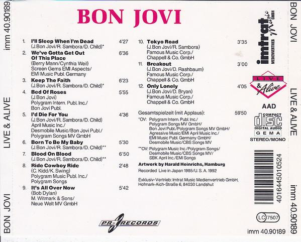 Bon Jovi - Live & Alive, (CD) [2]