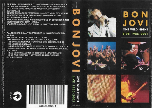 Bon Jovi – One Wild Night: Live 1985-2001 (CASETA) [3]