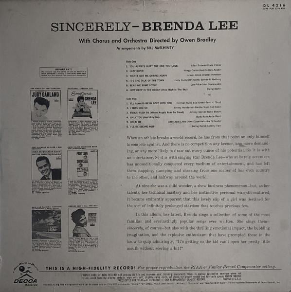 Brenda Lee - Sincerely [2]