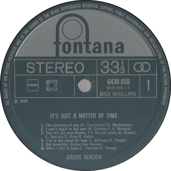 Brook Benton - It's Just A Matter Of Time [2]