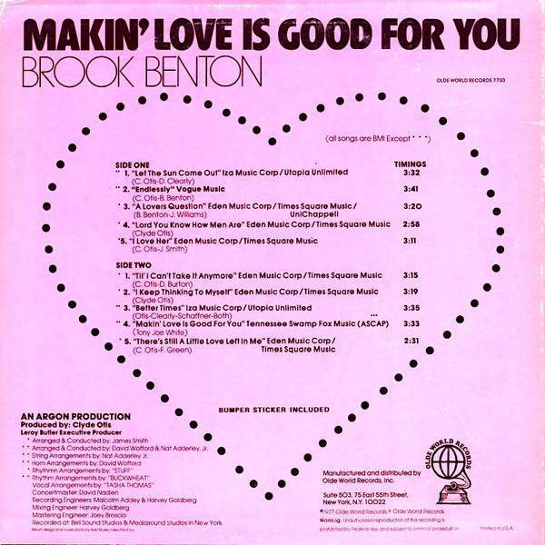 Brook Benton - Makin' Love Is Good For You [2]