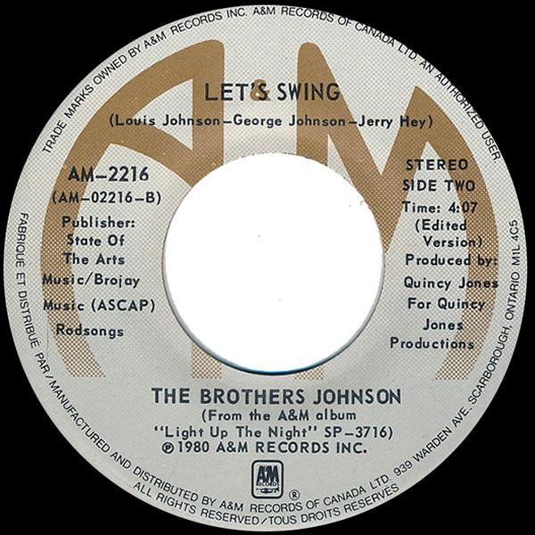 Brothers Johnson - Stomp! / Let's Swing [2]