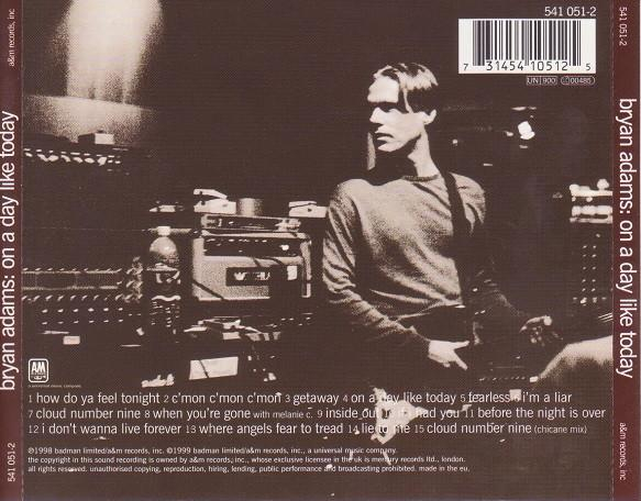 Bryan Adams - On A Day Like Today (CD) [2]