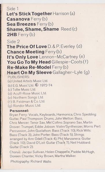 Bryan Ferry - Let's Stick Together (Caseta Audio) [2]