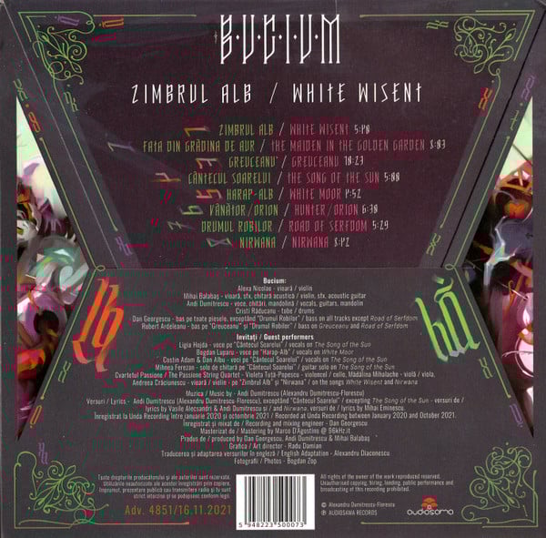 Bucium – Zimbrul Alb = White Wisent (CD) [2]
