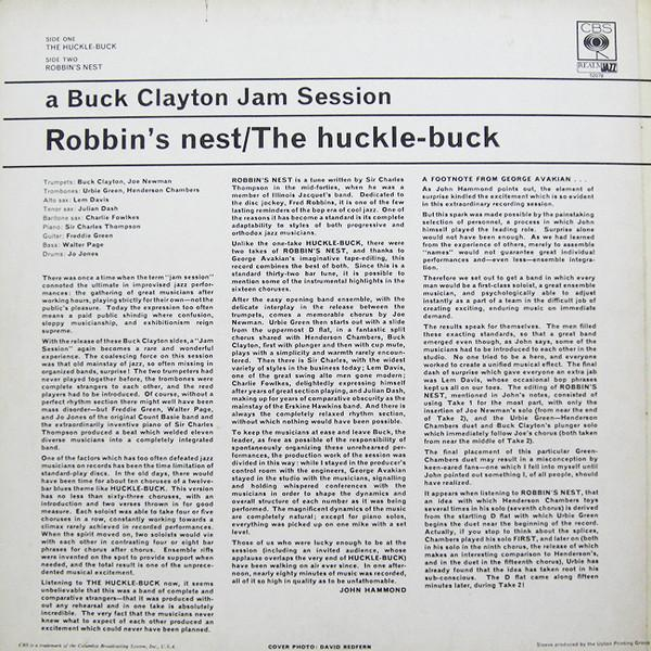 Buck Clayton - Robbin's Nest / The Huckle-Buck [2]