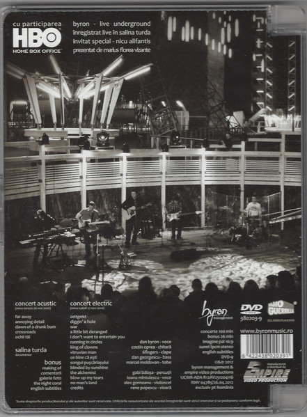 byron - Invitat Special Nicu Alifantis – Live Underground (În Salina Turda) (DVD) [3]