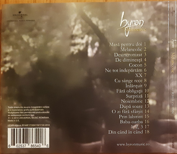 byron - Melancolic , (CD) [2]
