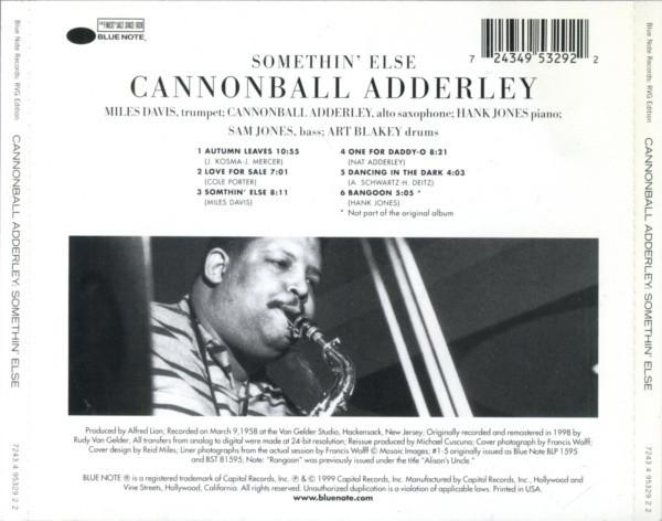 Cannonball Adderley - Somethin' Else [2]