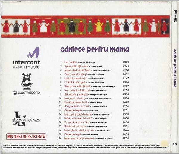 Cântece Pentru Mama, (CD) [2]