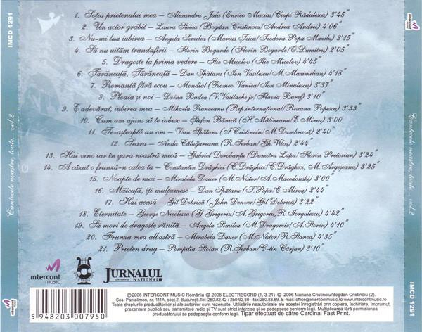 Cântecele Noastre, Toate... Vol. 2 (CD) [2]