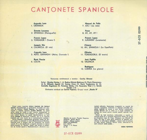 Canțonete Spaniole [2]