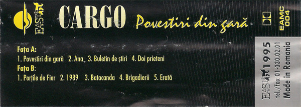 Cargo (3) – Povestiri Din Gară (CASETA) [2]
