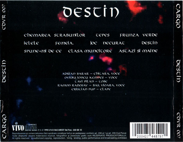 Cargo - Destin , (CD) [2]