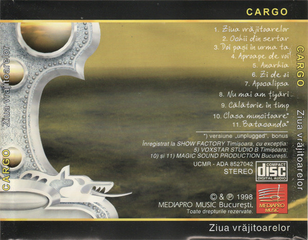 Cargo - Ziua Vrăjitoarelor , (CD) [2]