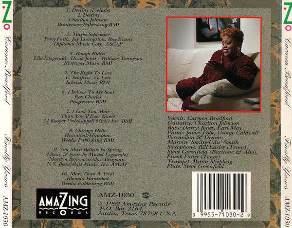 Carmen Bradford - Finally Yours (CD) [2]