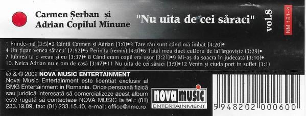Carmen Șerban și Adrian Copilul Minune - Vol. 8 Nu Uita De Cei Săraci, (Casetă Audio) [2]