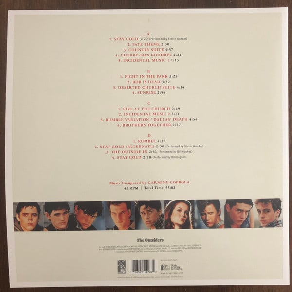 Carmine Coppola – The Outsiders (Original Motion Picture Soundtrack) (VINIL) [2]